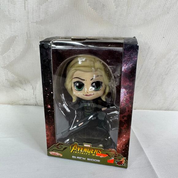 Marvel Avengers Infinity War Black Widow‎ Hot Toys Cosbaby Bobble-Head - Picture 6 of 6